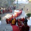 Arrives at Punakha